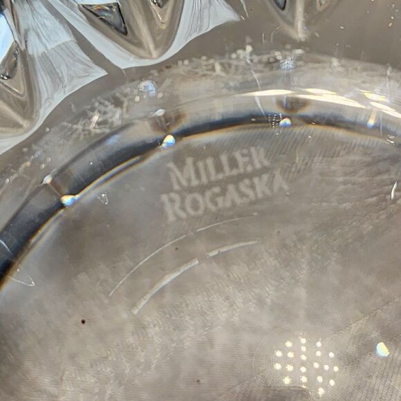 Miller Rogaska Heavy Crystal Bowl 10" dia 5" deep  1/2" thick Rim  Centerpiece - Picture 4 of 16